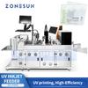 ZS-FYP6 Automatische UV-Tintenstrahl-Codiermaschine Sofort aushärtender Drucker für Etiketten & Karten