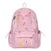 Schoolbag new backpack female junior high school students large capacity lightweight cute printed schoolbag primary school students travel backpack