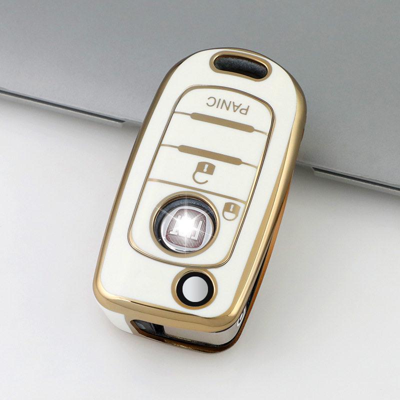 Italian Fiat TPU Soft Rubber Key Bag - Cross-Border Hot Item Car Protective Cover
