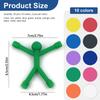 20Pcs Refrigerator Magnet Mini Q Man Magnet Funny Rubber Magnet Toys Home Fridge Magnets Antistress Office Desktop Ornaments
