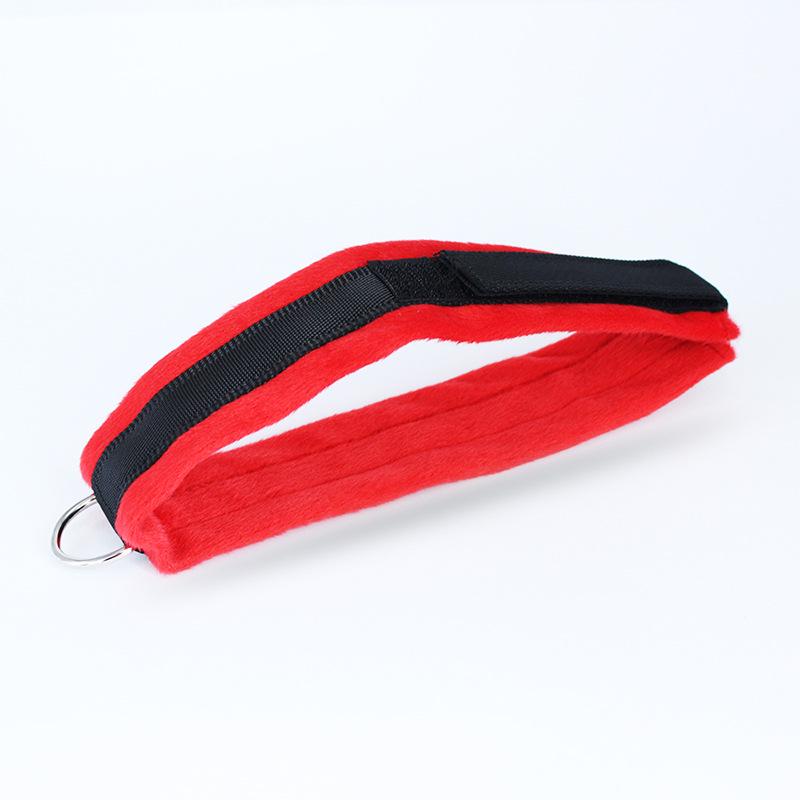 5-Piece Adult Toy Set: Handcuffs, Leather Whip, Eye Mask, Hand Paddle, Choker