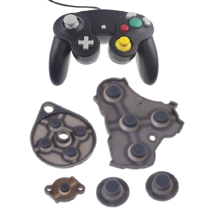 Controller Silicone Conductive Button Pad Replacement Gamecube Parts