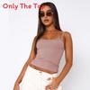 Sexy Lace Cami Top For Women With Stretch Fabric Summer Streetwear For Adults