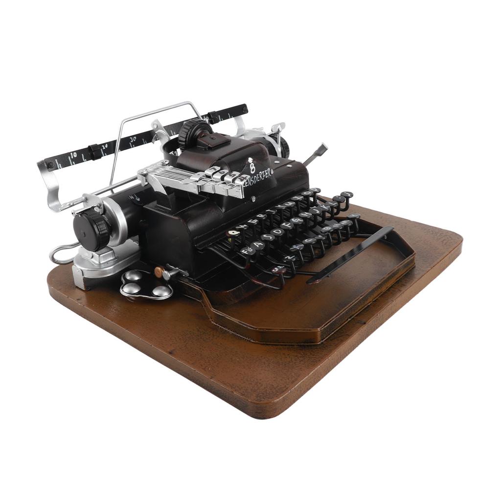 Vintage Typewriter Model Decompression Decorative Stylish Antique Typewriter Model Prop for Home