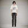Mens Vintage American Style Distressed Graphic Tee Loose Fit Cotton Short Sleeve T-Shirt Casual Wear