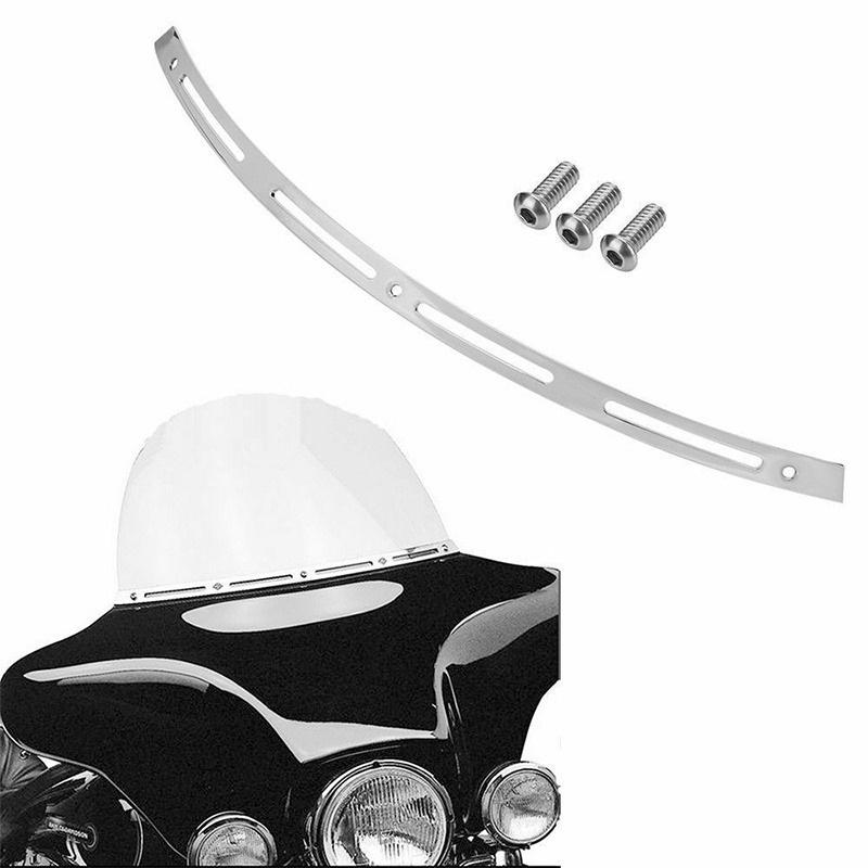 For Harley Touring Electra Glide Street Glide Trike Models 1996-2013 Motorcycle Windshield Windscreen Trim Parts
