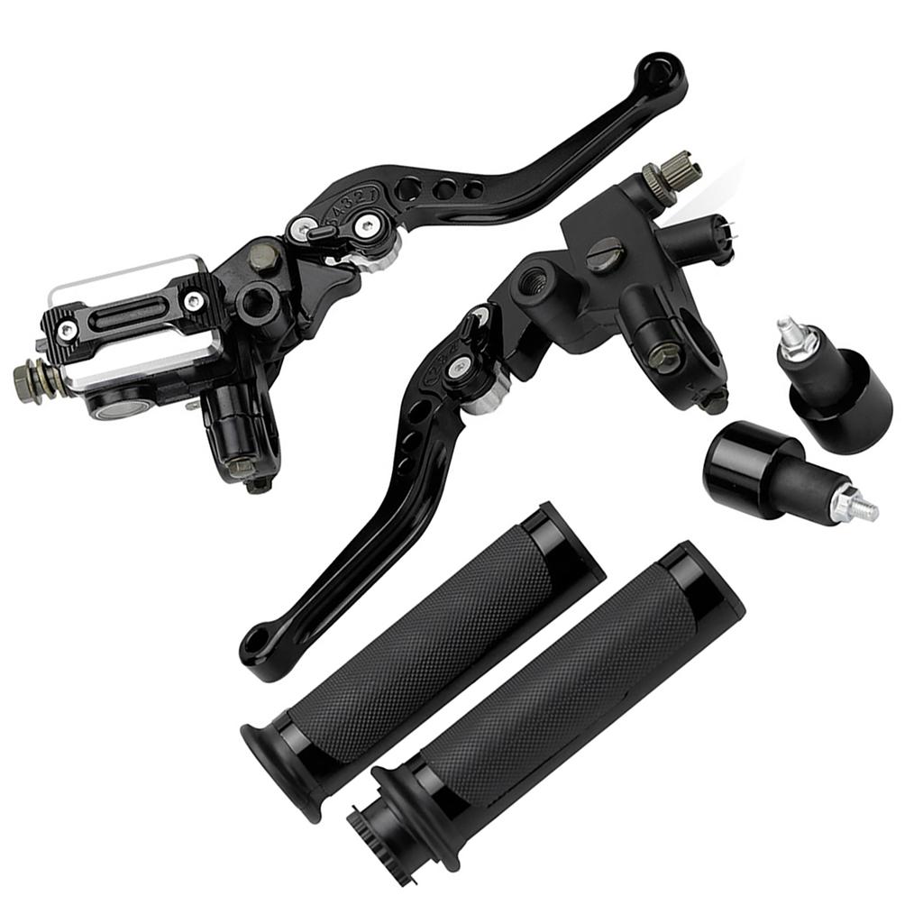 Motorcycle 7 8   22mm Handlebar Brake Master Cylinder Clutch Lever Left & Right Set Universal Fit for Scooters Sports