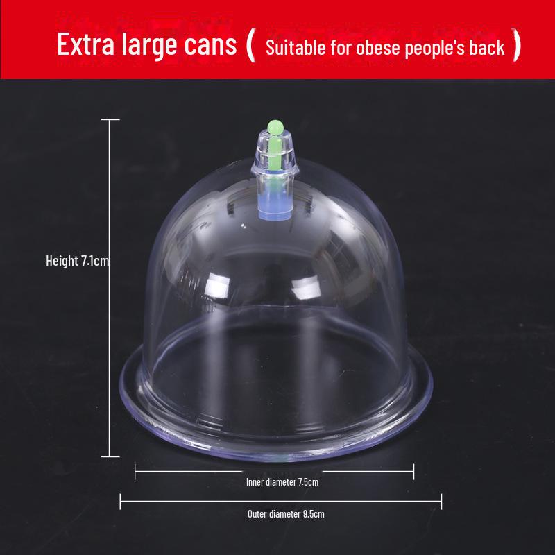 Home Vacuum Cupping Device - Large Single Tank Set for Medical Use