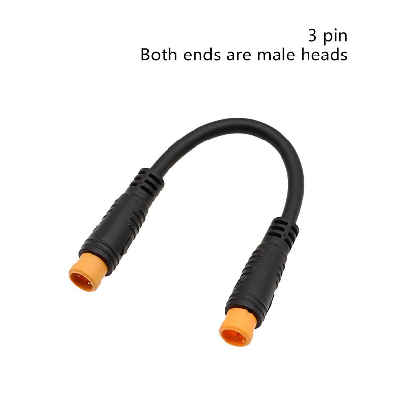 

Electric Bike Butt Plug Male To Male/Female To Male Extension Wire For E-Bike Display 3Pin Sensor Thumb Throttle Cables