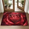 VfB Stuttgart Football Design Crystal Velvet Rug Soft Decorative Mat for Bedroom Entrance
