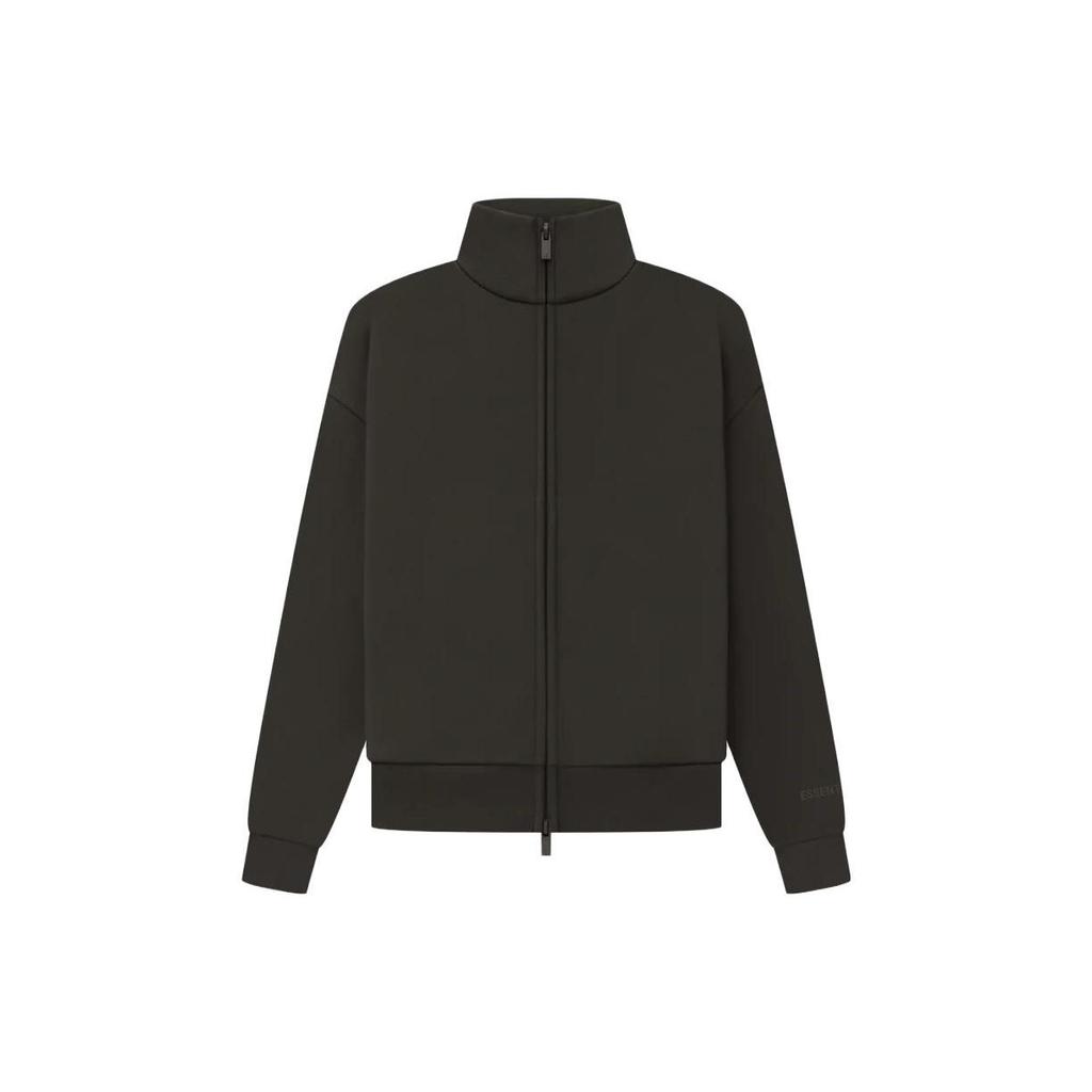 Fear Of God Essentials SS23 Full Zip Jacket Off Black Women Jacket FOG-SS23-121