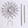 Creative Horticultural Wind Power Rotating Insert Outdoor Courtyard Iron Art Metal Garden Decoration Windmill Decoration