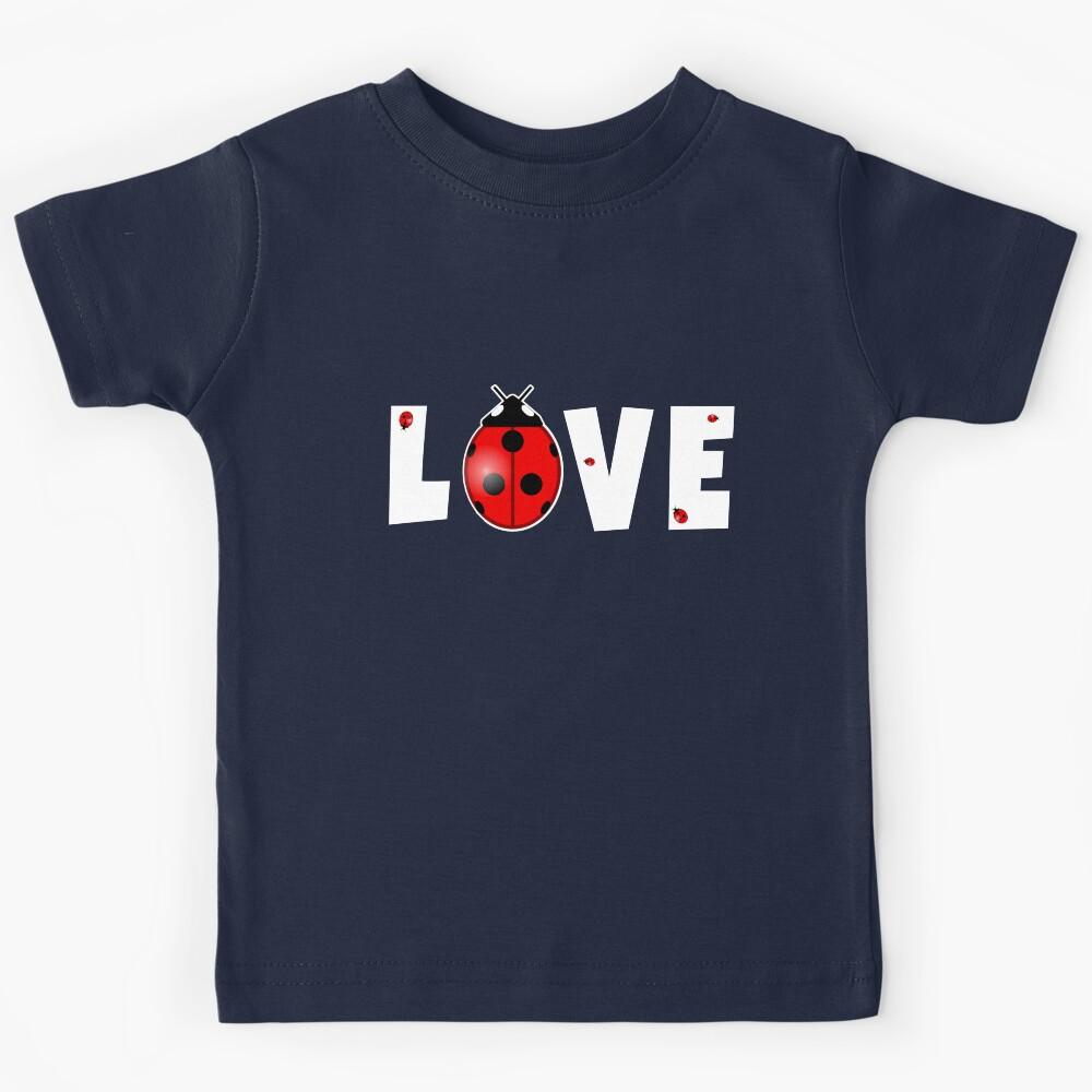 Love Ladybugs Ladybird Cute Bugs Lover Gift Kids T-Shirt 160