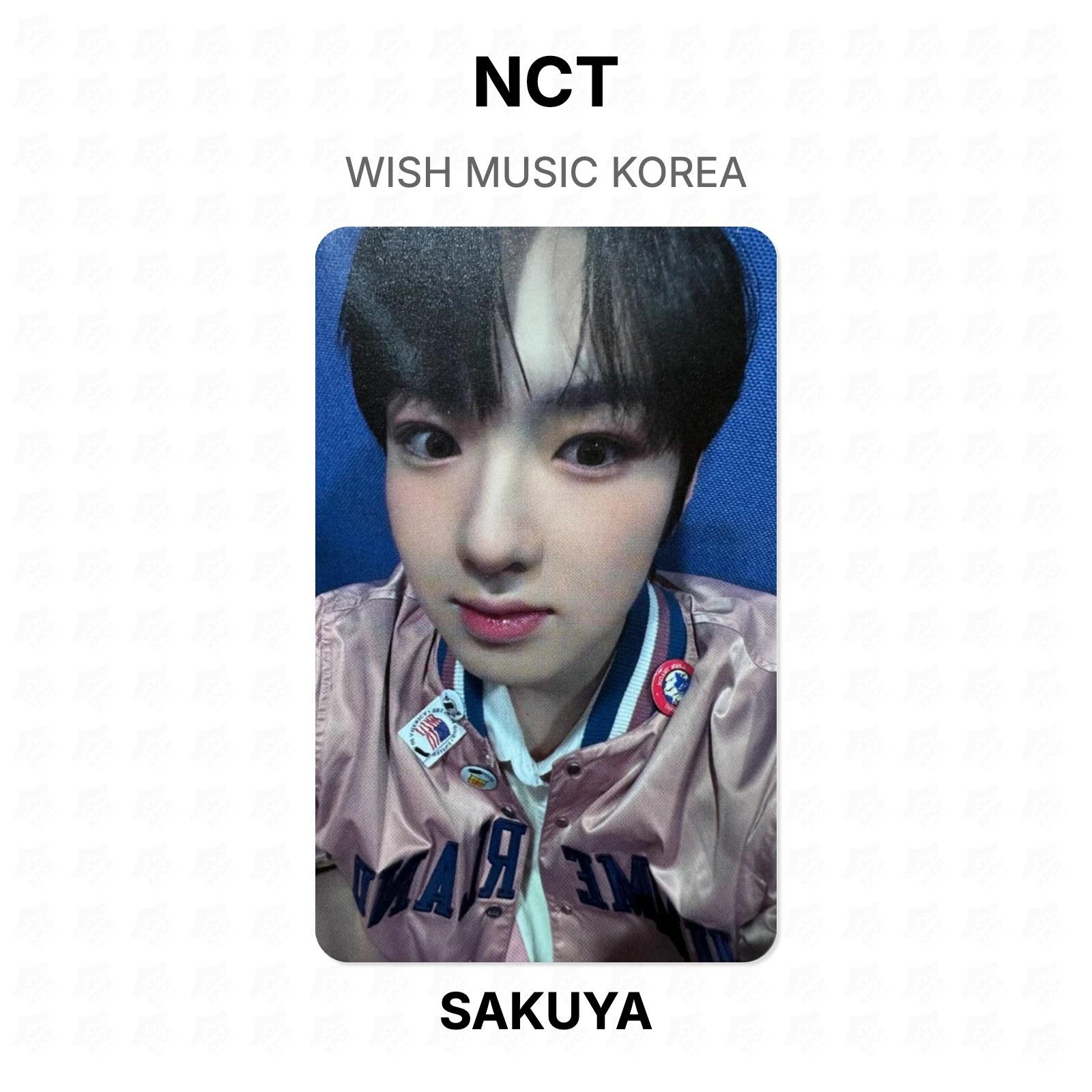 NCT WISH MUSIC KOREA Official Photocard SAKUYA