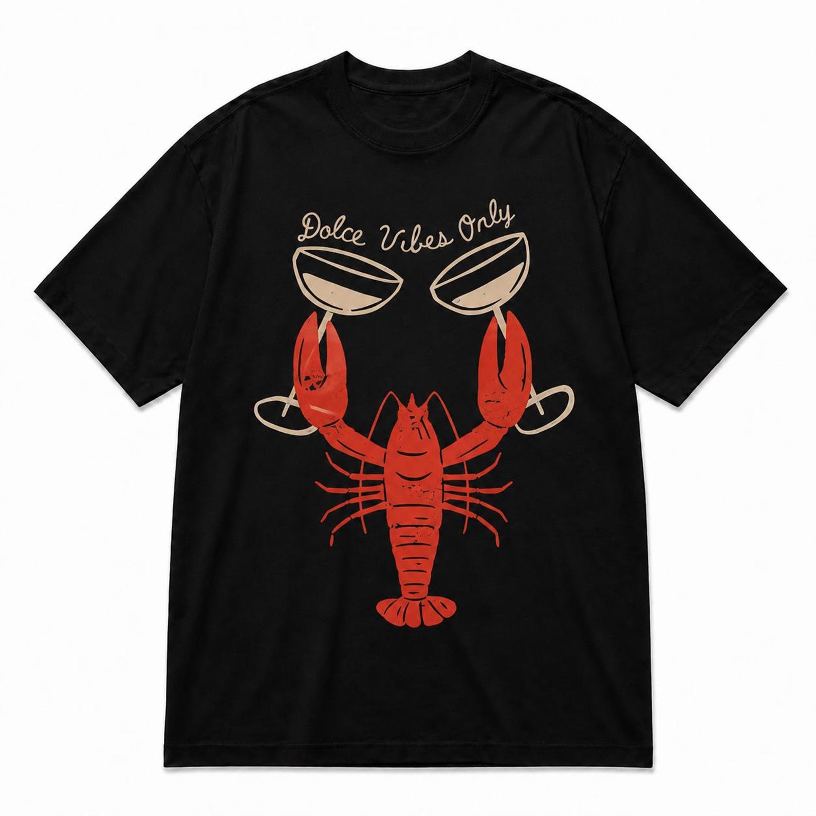 Lobster Graphic Tee – Vintage Coastal Summer Vacation Shirt 2XL