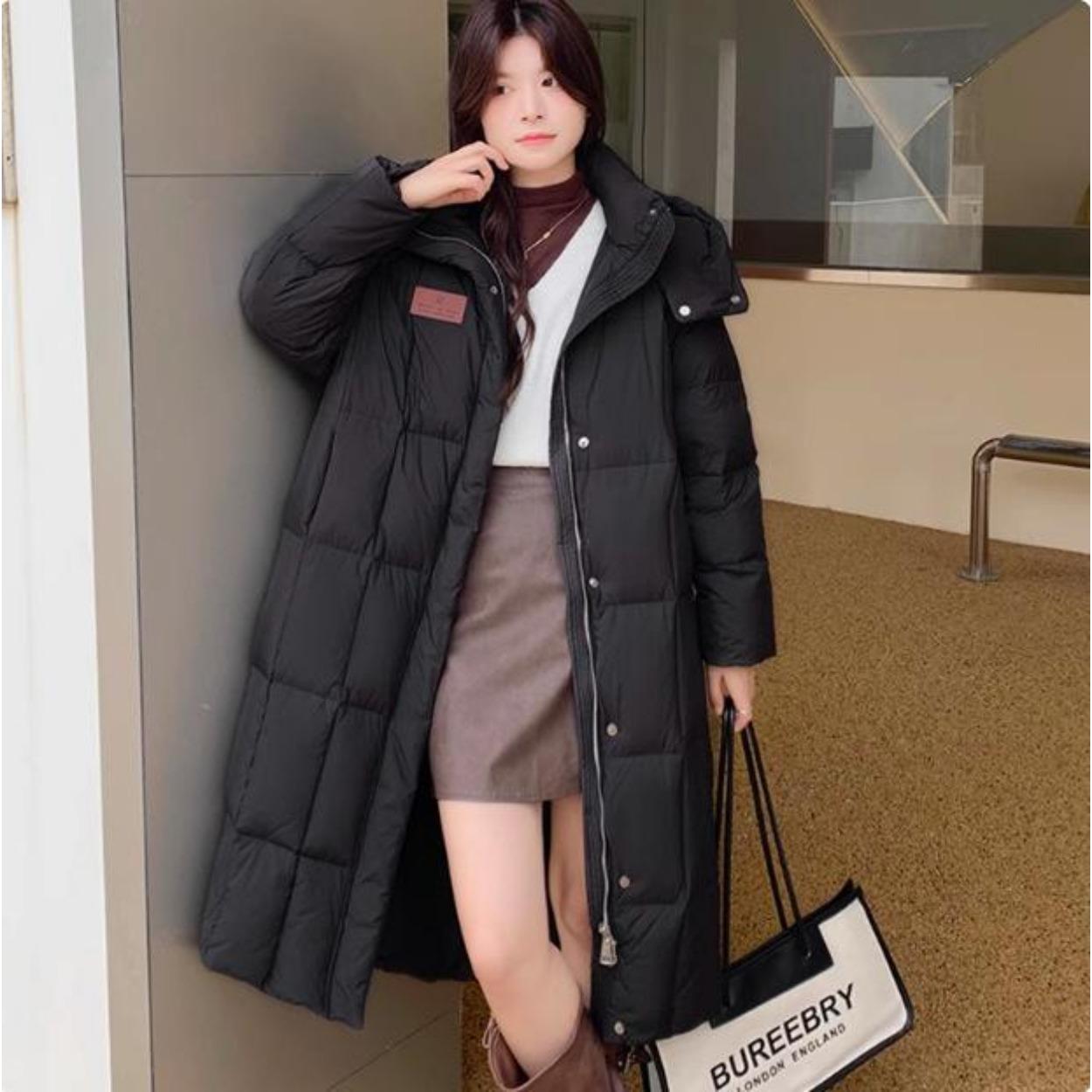 Длинная куртка с капюшоном — фото 4