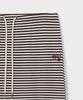Geulleondeun Stripe Logo Skirt (Brown)