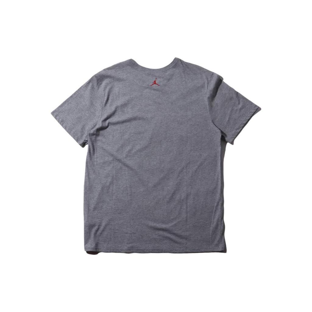 Jordan 7 Printed Crew Neck Short Sleeve T-Shirt Men Tops Dark-Gray 801121-063