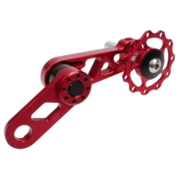 Single Speed Bicycle Chain Tensioner/folding Bicycle Chain Guide/alumium Alloy Bicycle Parts Stainless Steel чёрный