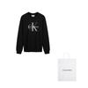Calvin Klein Sweatshirts Men's UB1 Space Black Crew Neck Moderate 4RD269G
