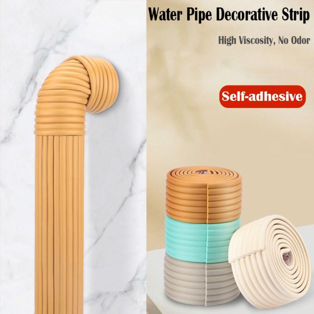 Self Adhesive Water Pipe Wrap Tape Anti-collision Water Pipe Cover Guard Sponge  Column