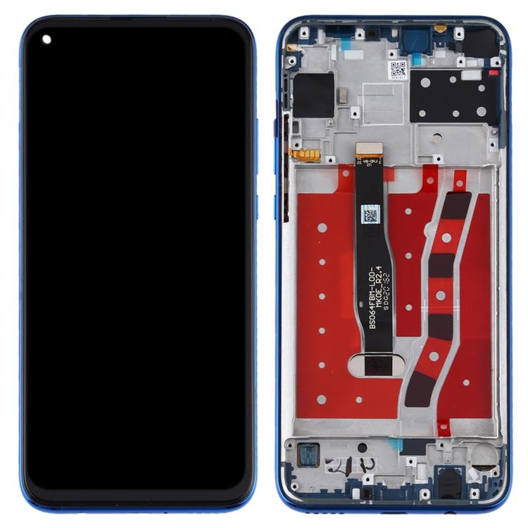

Grade B LCD Screen and Digitizer Assembly+Frame Replacement (without Logo) for Huawei nova 5i Blue