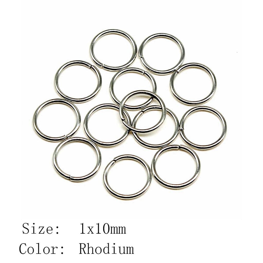 Father's Day Jewelry Materials Split Rings 5 Colors 9 Sizes Accessories Parts Women's Clothing Accessories For Women