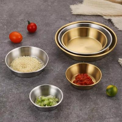 304 Stainless Steel Stainless Steel Sauce Dish Condiment Dish  Kitchen Dining Accessories