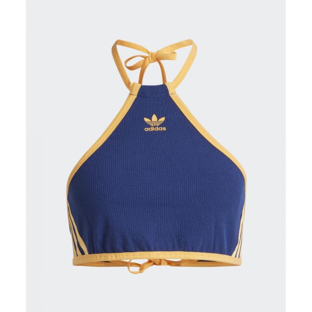 Adidas Rip Neck Top   Blue Jh0612