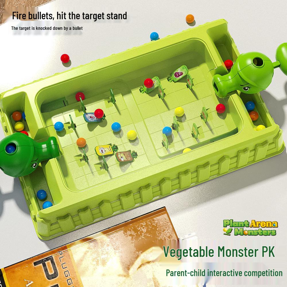 Cross-Border Battle Catapult: Parent-Child Two-Player Pinball Shooting Game for Kids