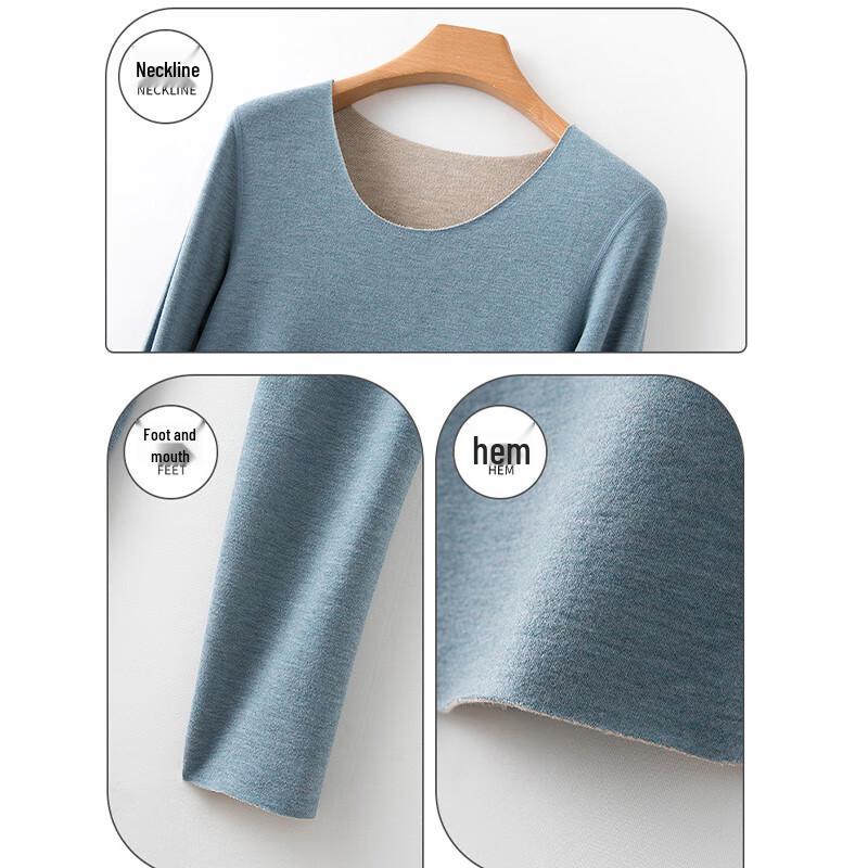 Pierre Cardin Women's Plush-Lined Thermal Underwear Set with German Velvet, Cashmere & Silk Blend