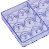Plastic 21 Cavities Round with Cone Shaped Baking Chocolate Mold Sweet Candy Craft Tools Icing Cube Mold CC0067