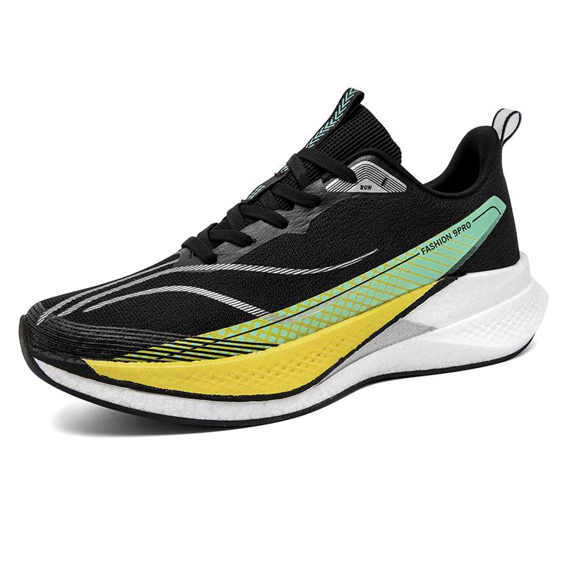 Premium Quality Lightweight Men Women Carbon Plate Running Shoes Airy Mesh High Rebound Cushioning Marathon Racing Sport Athletic Shoes