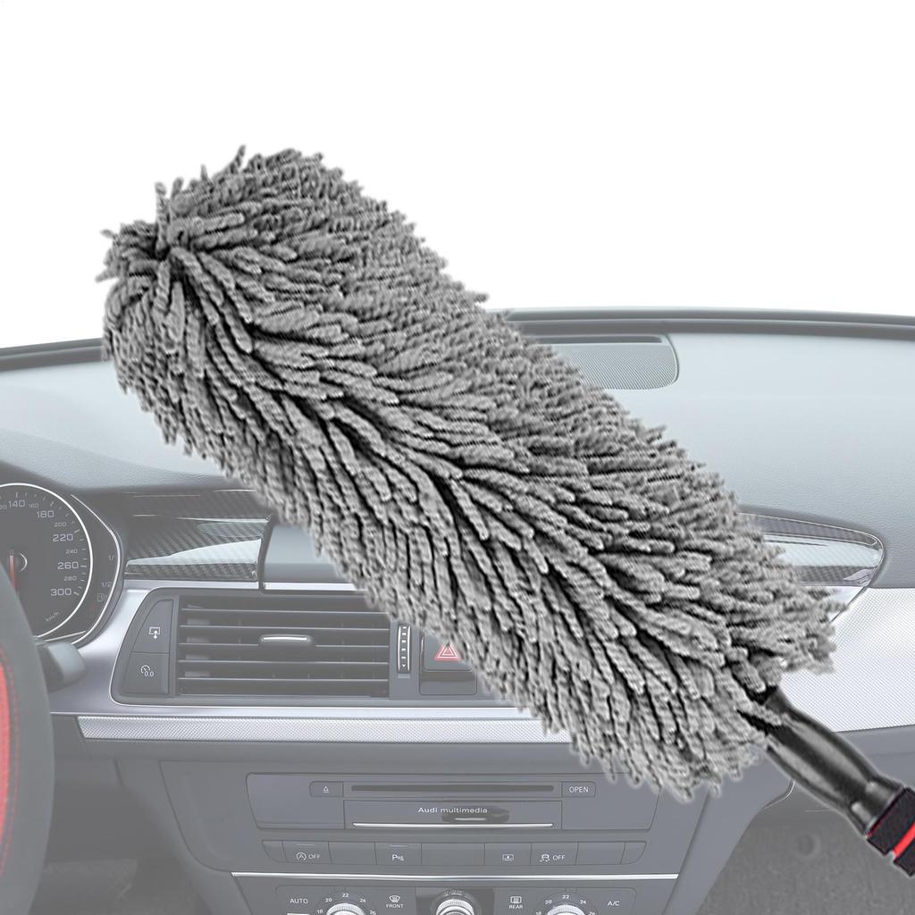 Car Exterior Duster Telescopic Auto Dirt Cleaner Car Wet And Dry Cleaning Duster Retractable Car Dust Removal Sweepers