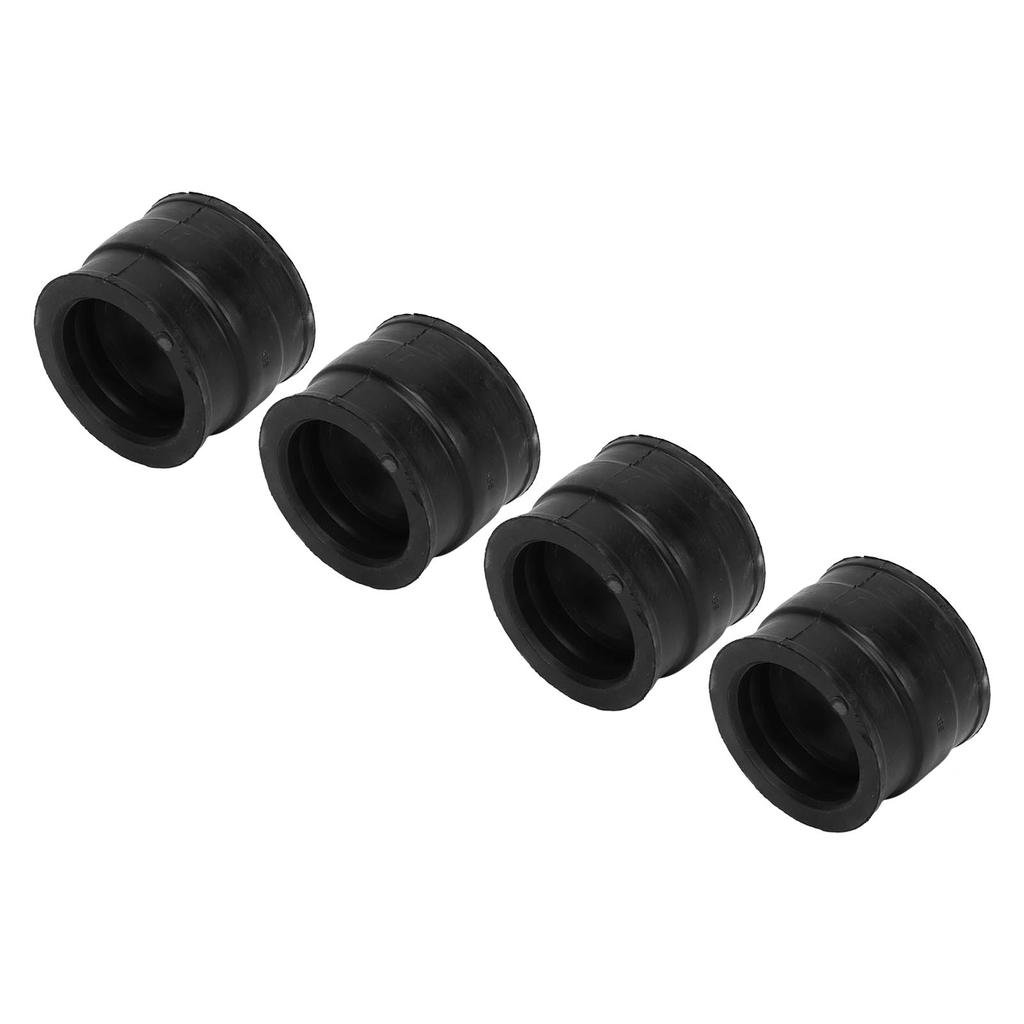 4pcs Carburetor Intake Manifold Boots Rubber 35mm To 37mm Replacement for CB650 RC03 1979‑1982