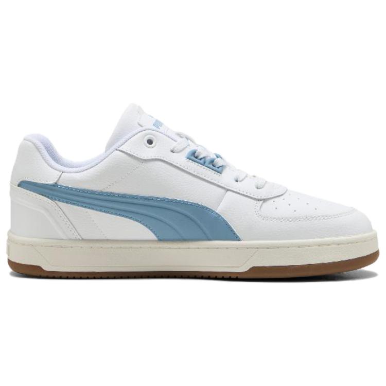 New PUMA Caven 2.0 Abrasion Resistant Low Top Skateboard Shoes Unisex White Blue 395016-20