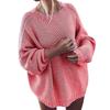 2026 Winter Women's Knitwear: Loose Batwing Sleeve Plus Size Sweater Coat
