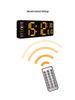 13-Inch Minimalist Wall/Table Clock with Large Digital Display, Multiple Alarms & Multifunction Features - Model 6629
