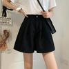 Lässige Shorts in Übergröße für Damen im Sommer Neue hochtaillierte, schlanke und lockere A-Linien-Hose mit weitem Bein