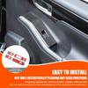 Soft Carbon Fiber Car Inner Door Glass Lifting Frame Panel Trim Sticker For Toyota Highlander -2026 Car Accessories