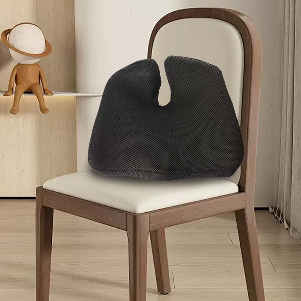 Memory Foam Seat Cushion Breathable Soft Seat Pad Pressure Relief Chair Pad Non Slip Sitting Pad for Prolonged Sitting