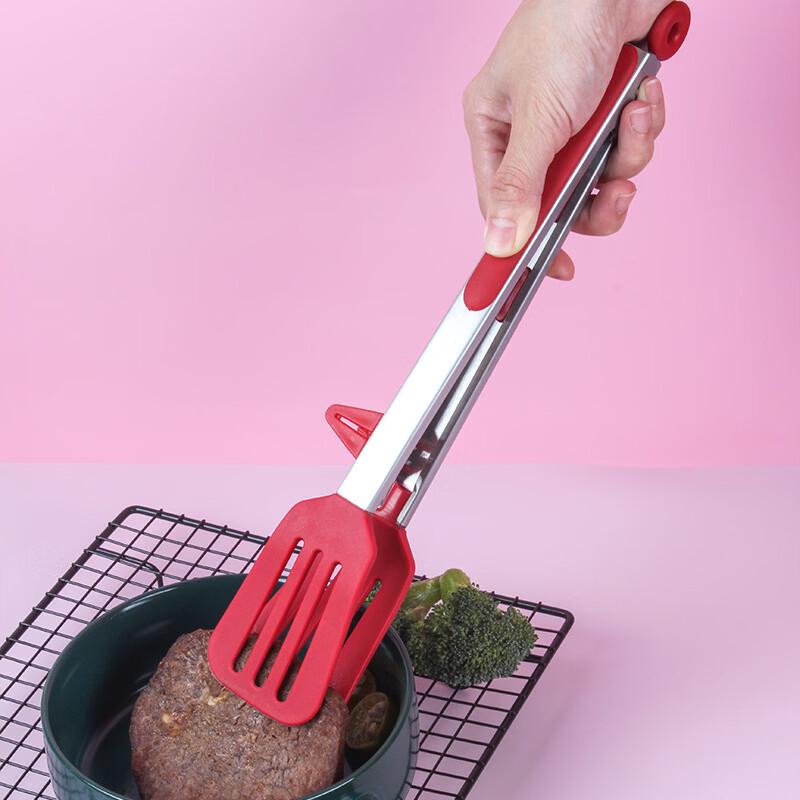 Zhizhou Silicone Food Tongs with Stand