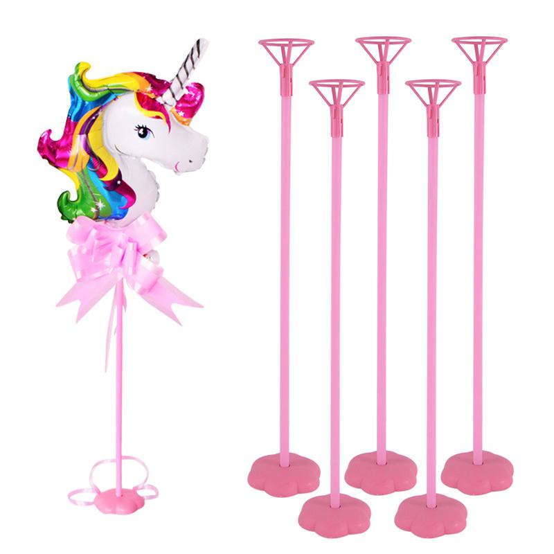 6pcs Balloon Stand Base Balloon Holder Column Support for Adult Kids Birthday Party Wedding Table Decoration Baby Shower Favors
