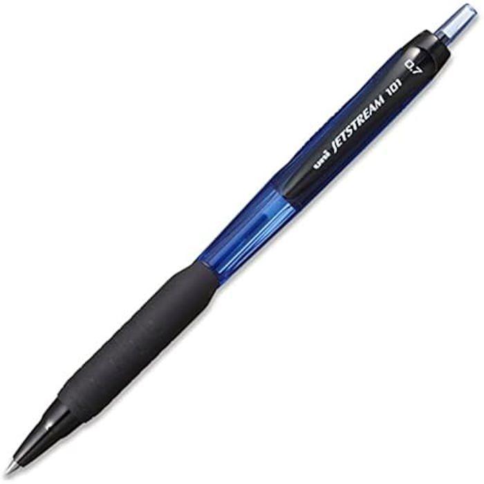 Stylo Bille - UNI-BALL - JetStream 101 - Rétractable - 0,7 mm - Multicolore