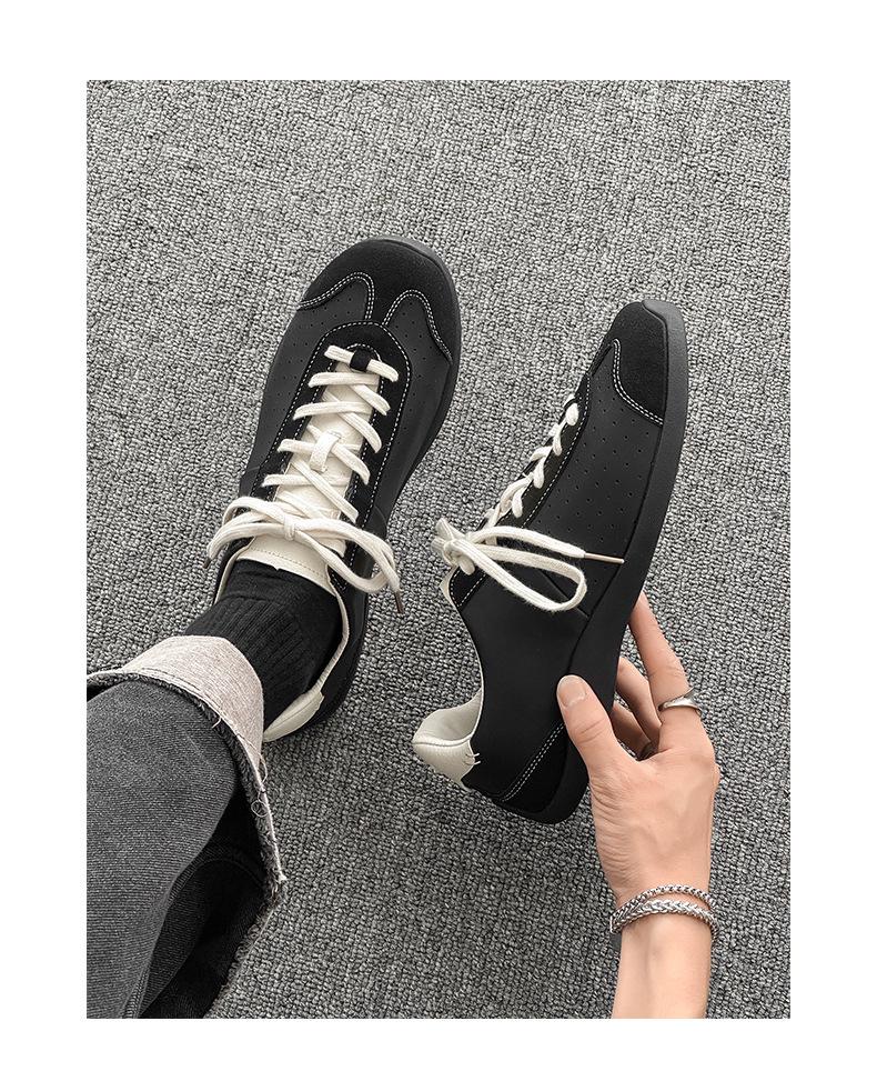 Men's Soft Sole Ballet Training Shoes: Colorblock Retro Casual Sports Trend NB61