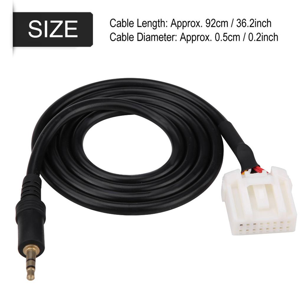 3.5MM AUX Audio Input Radio MP3 Player Cellphone Input Adapter Cable for Less Than Span Class= Ui Risk_flag3 More