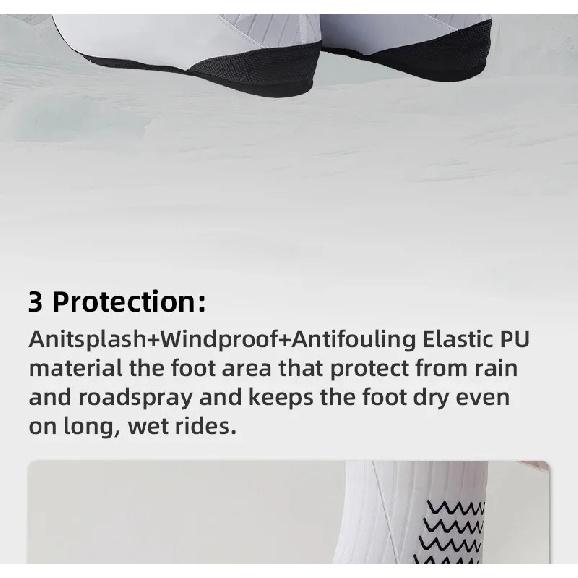 YKYWBIKE 2026 Cycling Shoes Cover Aerodynamic Waterproof Overshoes Black Bicycle Accessorie White Road Bike Short Overshoes