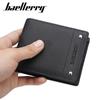 Baellerry Vintage Design Short Wallets for Men Fashion Genuine Leather ID Card Holder Purse