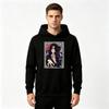 Men Anime Printed Pullover Hoodie Casual Long Sleeve Sweatshirt for Daily Wear