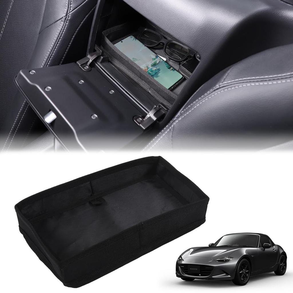 Hcilloend Storage Box for New Mazda Roadster RF ND Series Rear Center Console Armrest Seat Side Storage Storage Oxford Easy Large Easy Small Item
